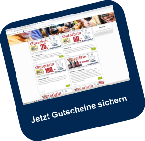 Jetzt Gutscheine sichern.